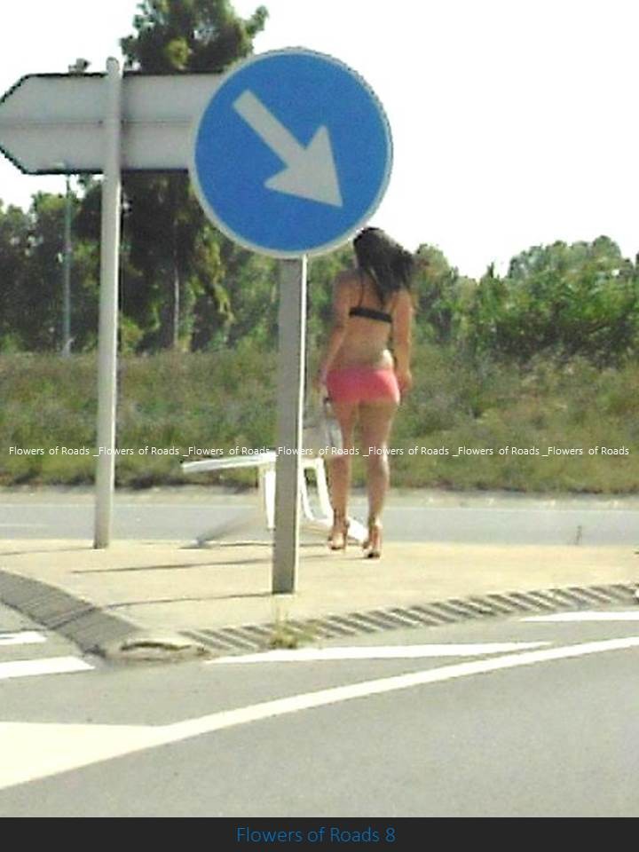 Brunette (ass)flowers of the road from Spain,Italy — 17