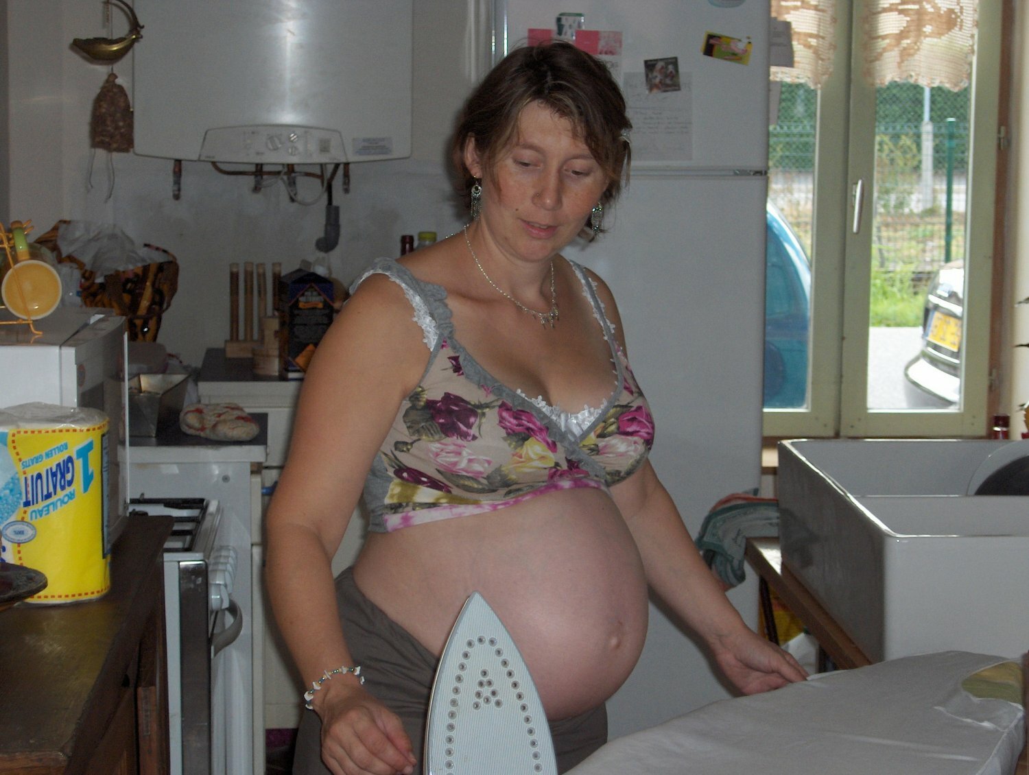 Mature hairy preggo — 30