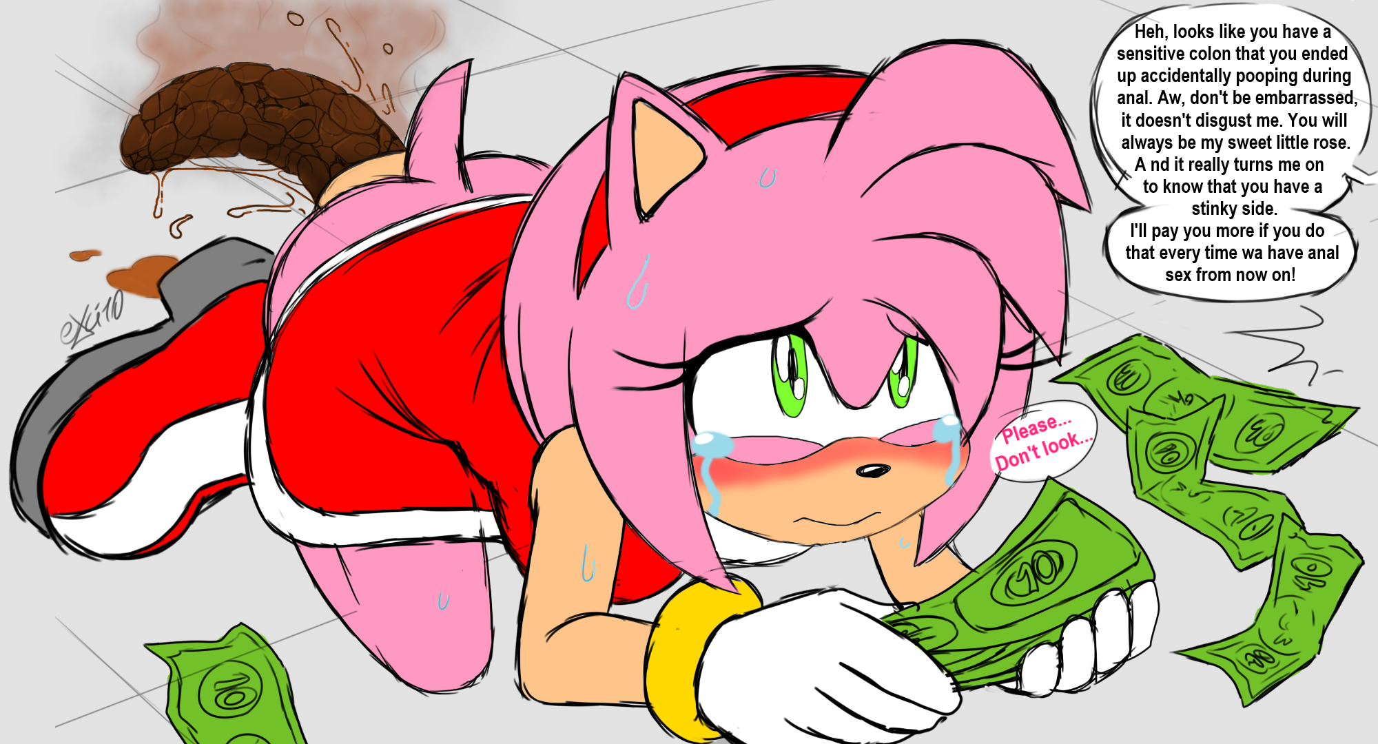 Amy Rose Farting and Pooping — 25