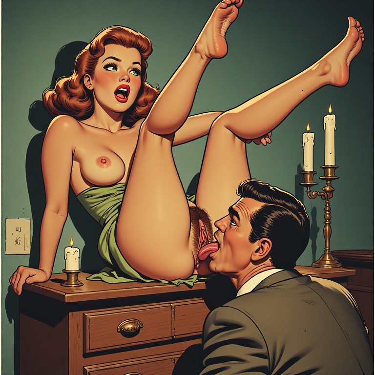 redheads 1970s vintage pulp art — 13