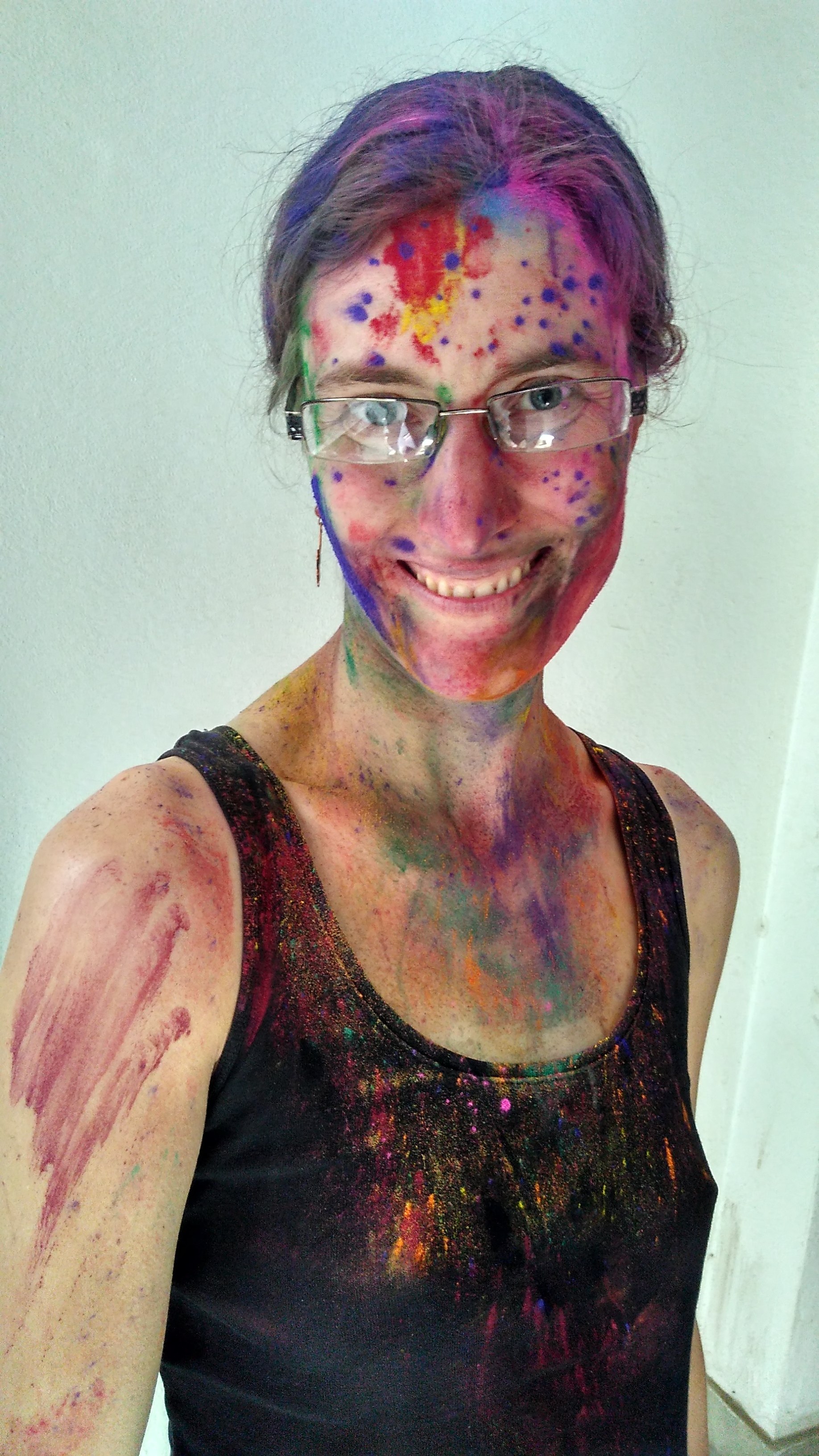 Lucie Koudelkova Czech Glasses Flatchest Student — 17