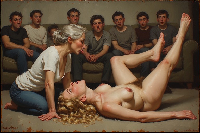two lesbians on carpet — 10