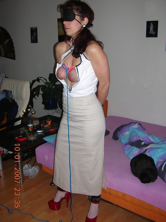 German wife Sandra tied up — 8