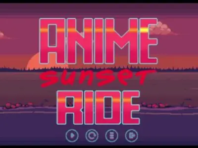 Anime Sunset Ride